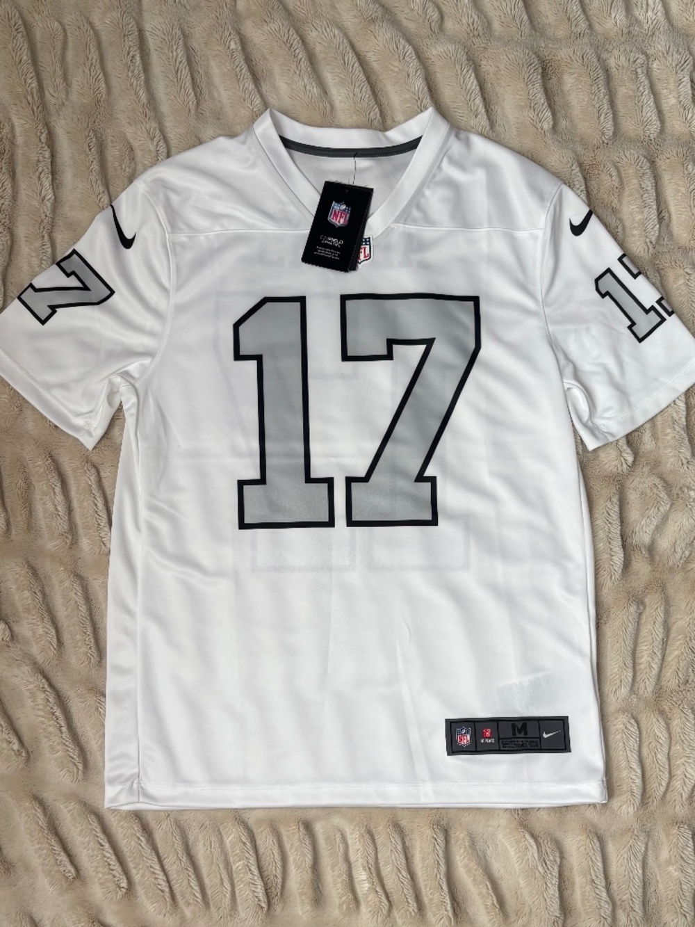 Davante Adams Las Vegas Raiders Nike Alternate Game Jersey White Size Medium NWT